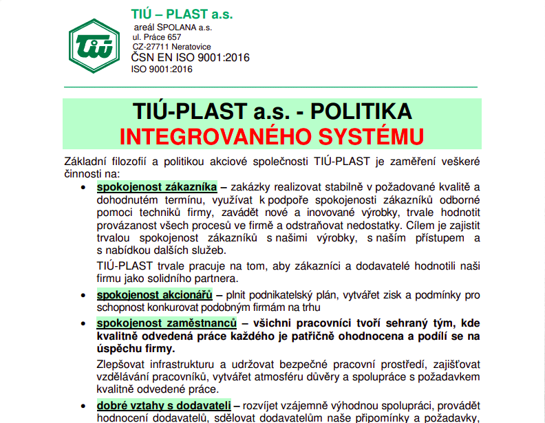 Politika integrovaného systému